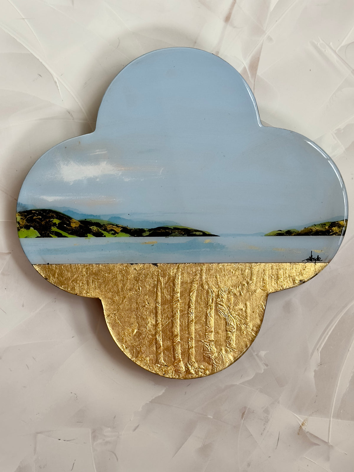 At Anchor - Seascape Quatrefoil no3