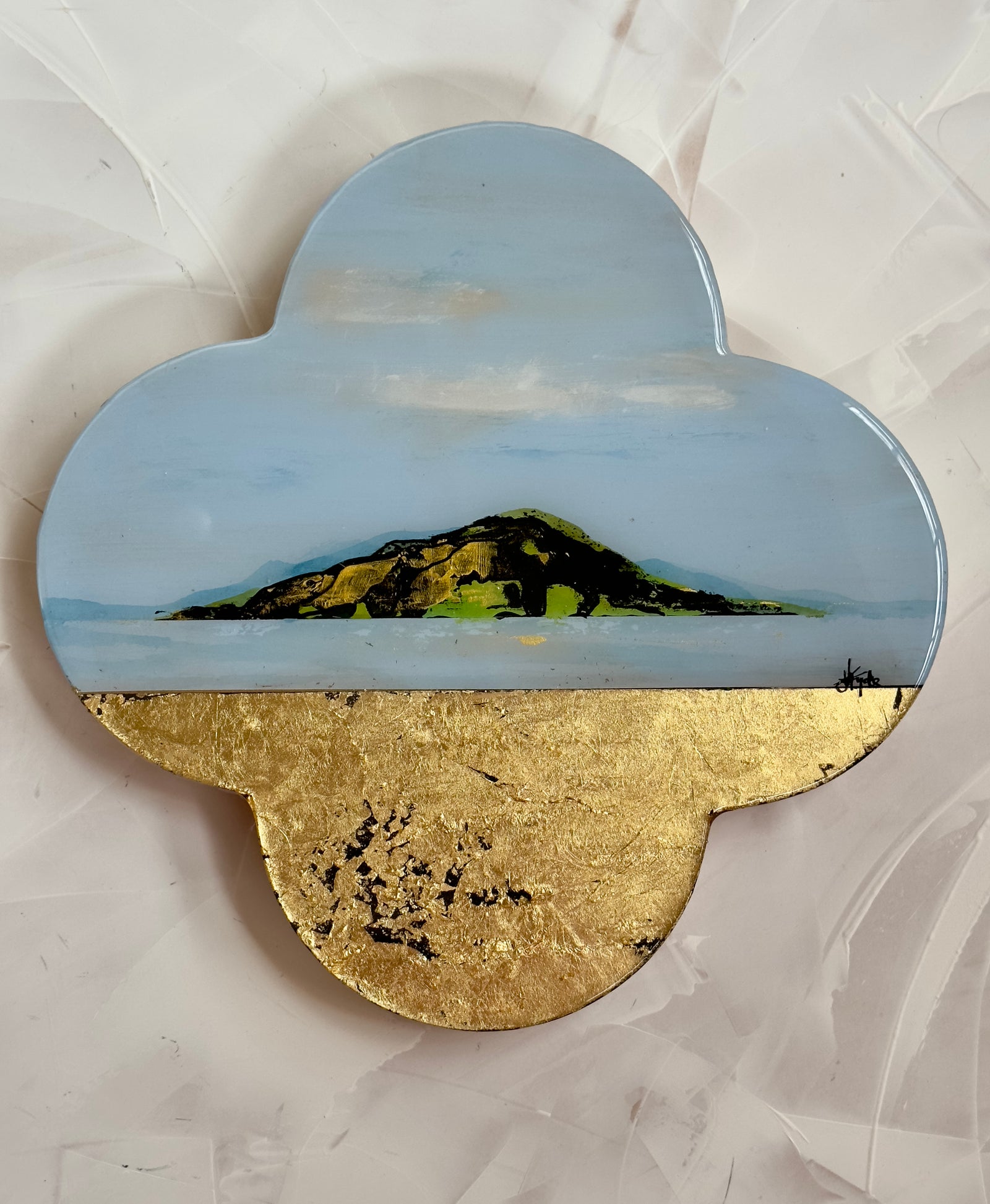 Island In The Sun - Seascape Quatrefoil no4