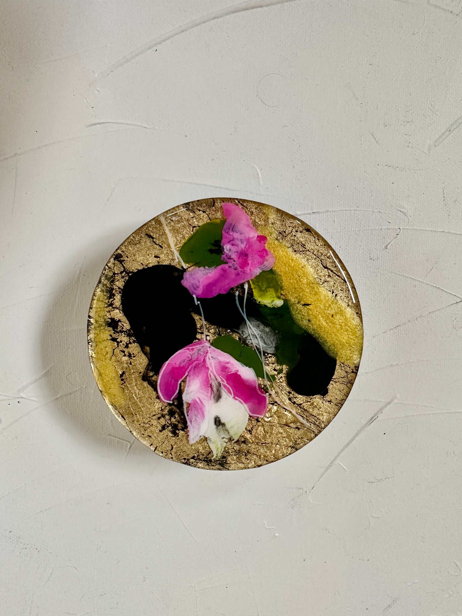 Floral Button - Violets